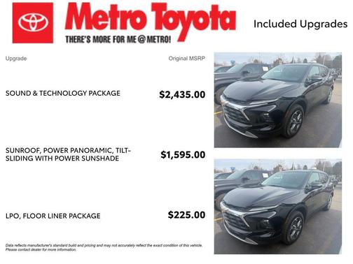 Black 2024 Chevrolet Blazer 3LT