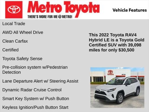 2022 Toyota RAV4 Hybrid LE