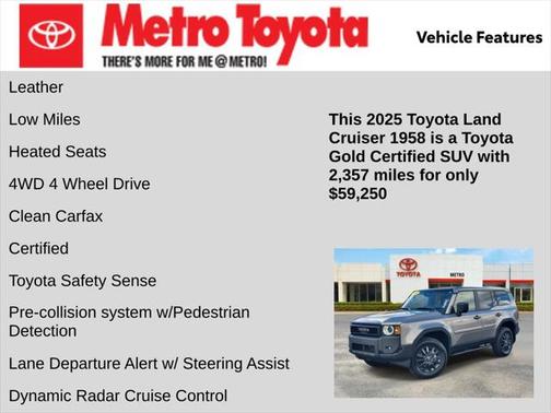 2025 Toyota Land Cruiser 1958