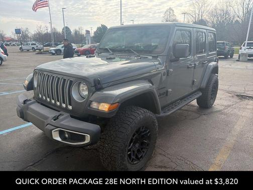 Sting-Gray Clearcoat 2020 Jeep Wrangler Unlimited Sahara