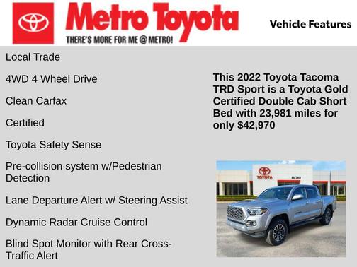 2022 Toyota Tacoma TRD Sport