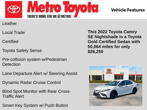 2022 Toyota Camry SE