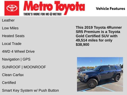 2019 Toyota 4Runner SR5 Premium