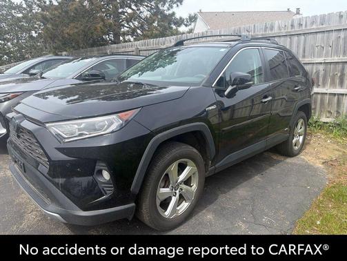 Midnight Black Metallic 2021 Toyota RAV4 Hybrid Limited