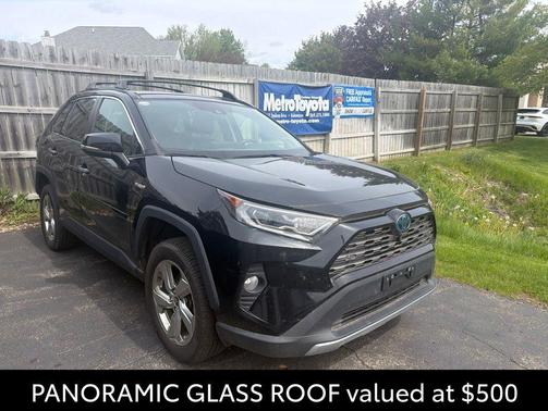 Midnight Black Metallic 2021 Toyota RAV4 Hybrid Limited