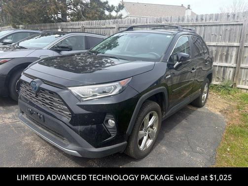 Midnight Black Metallic 2021 Toyota RAV4 Hybrid Limited