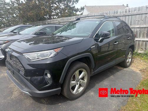 Midnight Black Metallic 2021 Toyota RAV4 Hybrid Limited