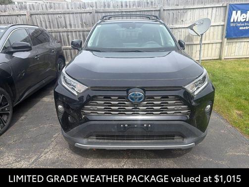 Midnight Black Metallic 2021 Toyota RAV4 Hybrid Limited