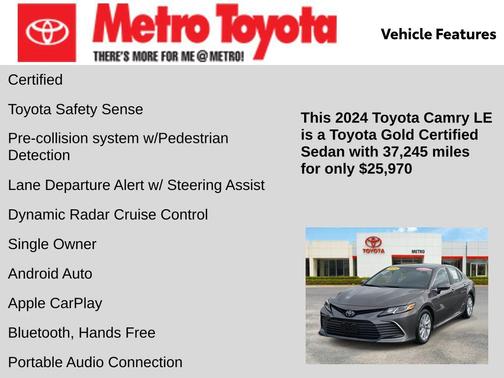 2024 Toyota Camry LE