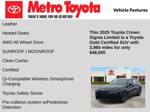 2025 Toyota Crown Signia Limited