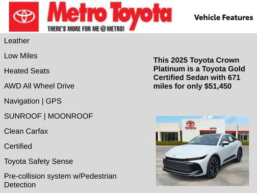 2025 Toyota Crown Platinum