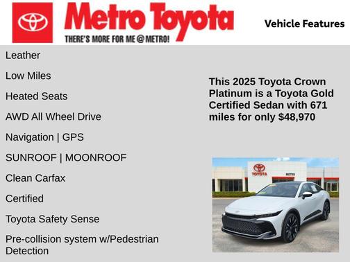 2025 Toyota Crown Platinum