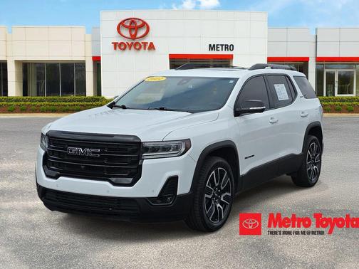 Summit White 2021 GMC Acadia AWD SLT