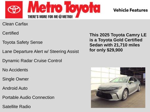2025 Toyota Camry LE