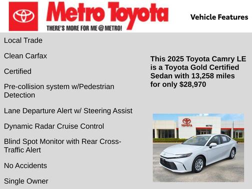 2025 Toyota Camry LE