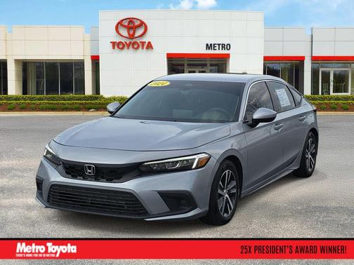Lunar Silver Metallic 2024 Honda Civic LX