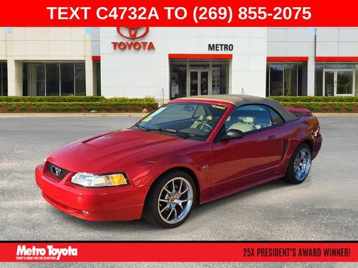 Red 2000 Ford Mustang GT