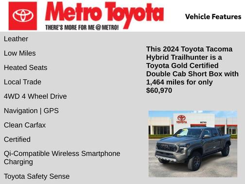 2024 Toyota Tacoma Hybrid Trailhunter