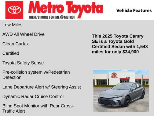 2025 Toyota Camry SE