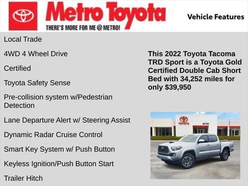 2022 Toyota Tacoma TRD Sport
