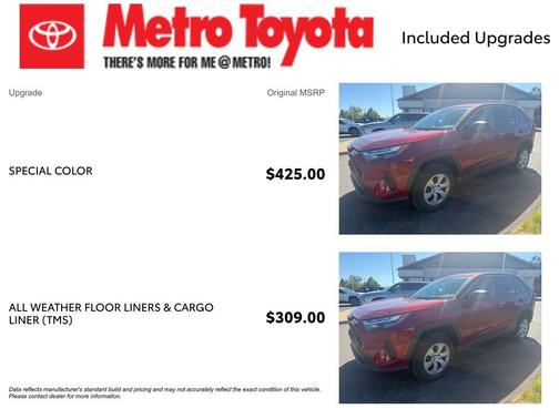 Ruby Flare Pearl 2023 Toyota RAV4 LE