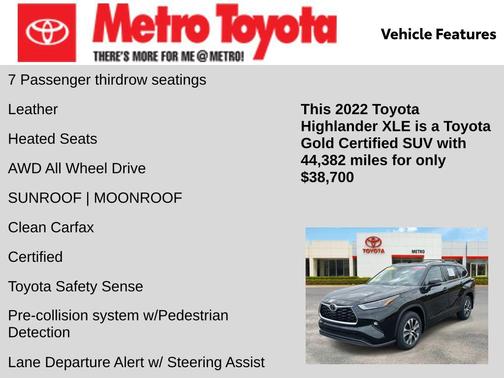 2022 Toyota Highlander XLE