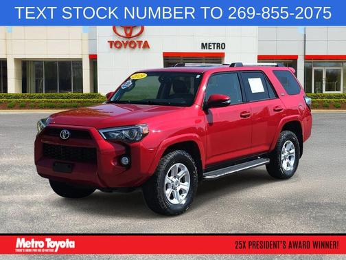 Barcelona Red Metallic 2019 Toyota 4Runner SR5 Premium
