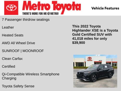 2022 Toyota Highlander XSE