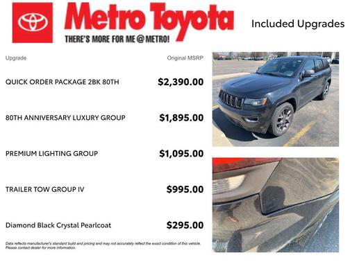 2021 Jeep Grand Cherokee 80th Anniversary 4x4