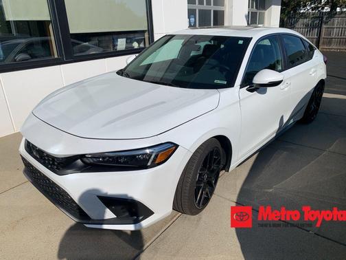 Platinum White Pearl 2024 Honda Civic Sport Touring