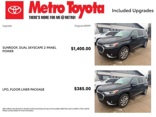 Mosaic Black Metallic 2019 Chevrolet Traverse Premier