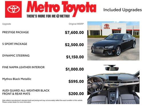 2019 Audi S4 3.0T Prestige