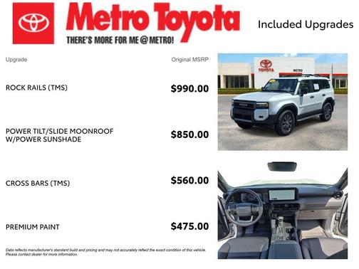 Wind Chill Pearl 2025 Toyota Land Cruiser Base
