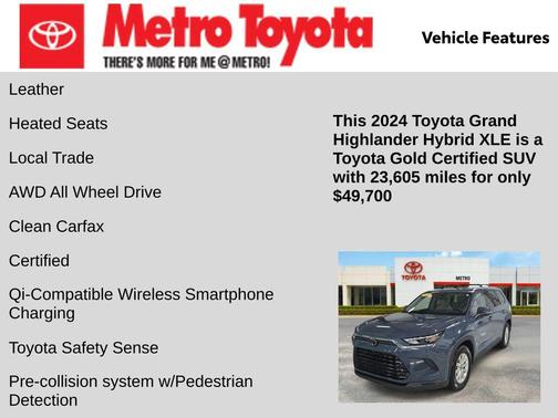 2024 Toyota Grand Highlander Hybrid XLE
