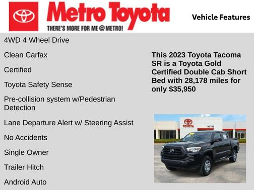 2023 Toyota Tacoma SR
