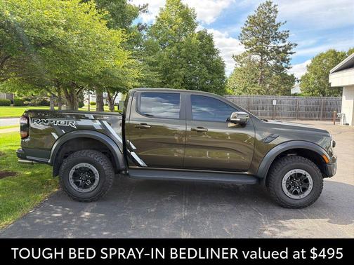 Shelter Green Metallic 2024 Ford Ranger Raptor