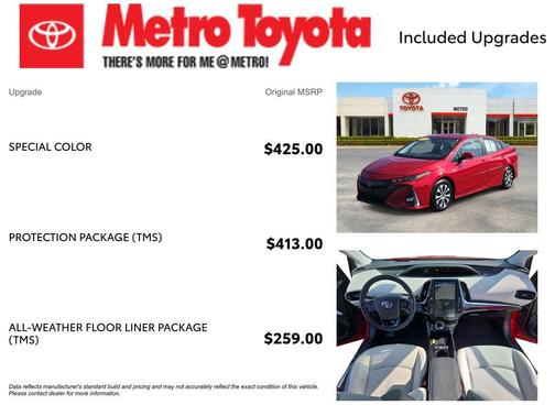Supersonic Red 2021 Toyota Prius Prime Limited