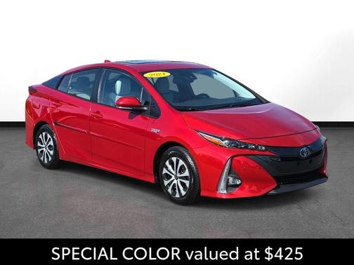 Supersonic Red 2021 Toyota Prius Prime Limited