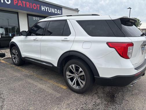 STAR WHITE MET TRI-COAT 2020 Ford Explorer Platinum