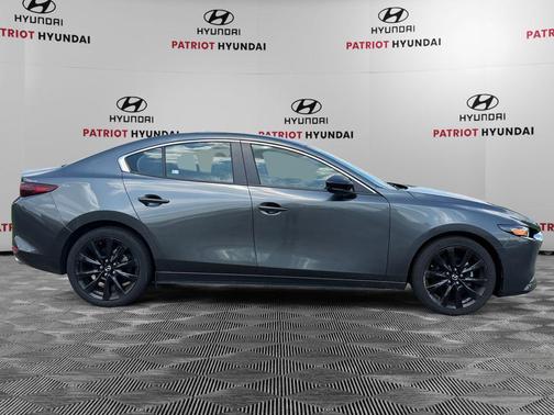 Machine Gray Metallic 2024 Mazda Mazda3 2.5 S Select Sport