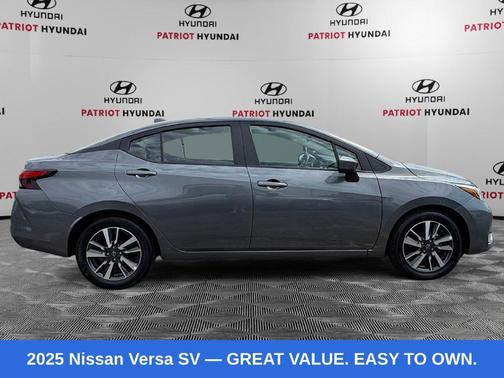 Gun Metallic 2025 Nissan Versa 1.6 SV