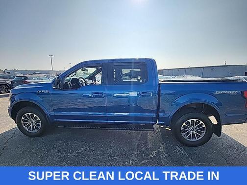 LIGHTNING BLUE 2018 Ford F-150 Lariat
