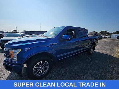 LIGHTNING BLUE 2018 Ford F-150 Lariat