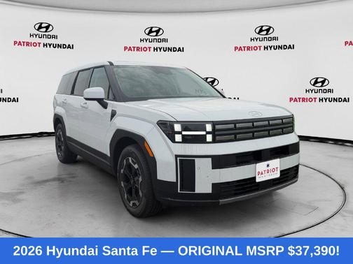 Serenity White 2026 Hyundai SANTA FE SE