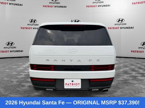 Serenity White 2026 Hyundai SANTA FE SE