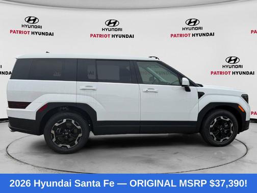 Serenity White 2026 Hyundai SANTA FE SE