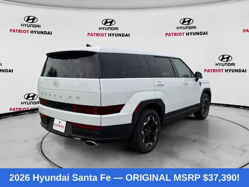 Serenity White 2026 Hyundai SANTA FE SE