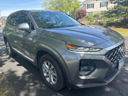 Machine Gray 2019 Hyundai SANTA FE SEL 2.4