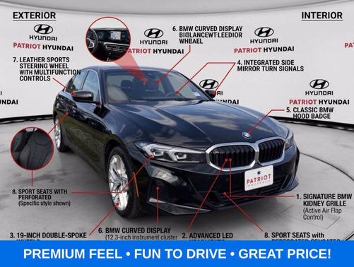 Jet Black 2025 BMW 330 xDrive
