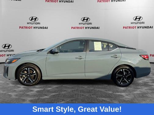 Atlantic Gray Metallic 2024 Nissan Sentra SV